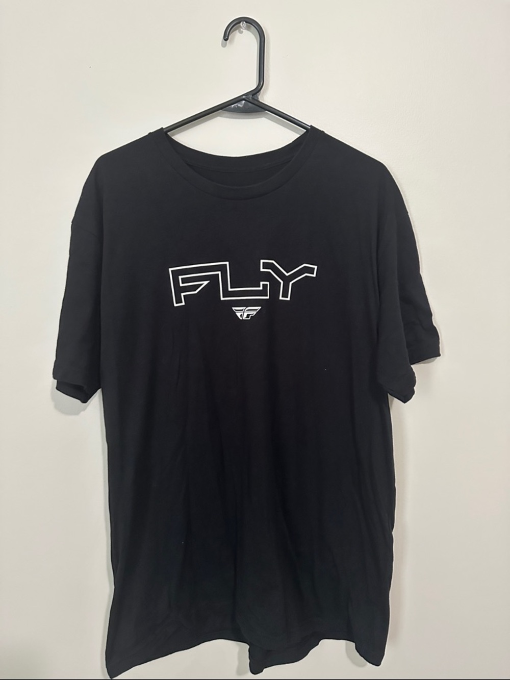 FLY Logo Black Short Sleeve Tee - Men's Casual Crew